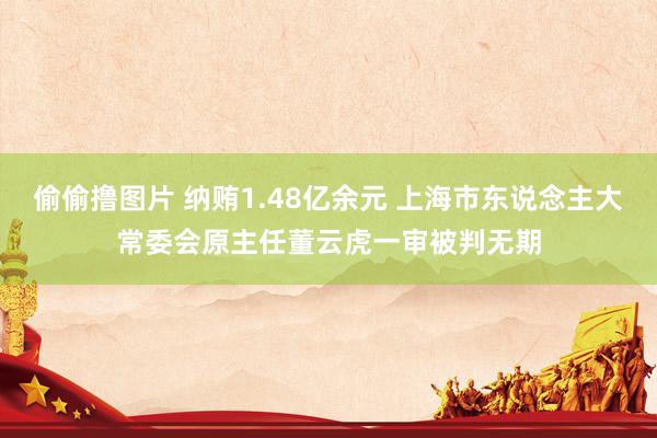 偷偷撸图片 纳贿1.48亿余元 上海市东说念主大常委会原主任董云虎一审被判无期